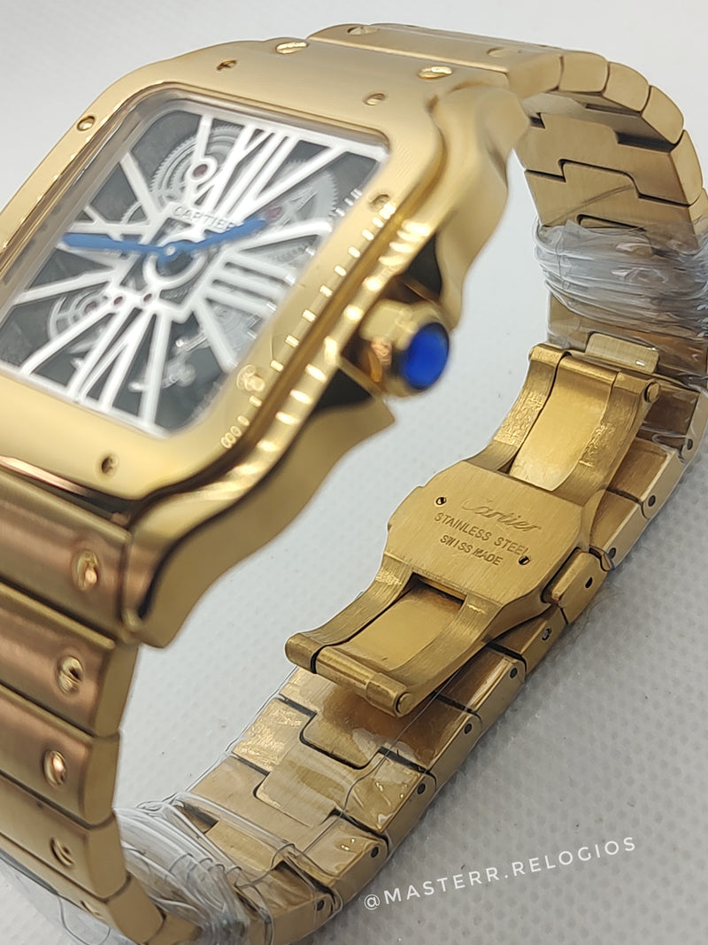 Cartier Santos Skeleton