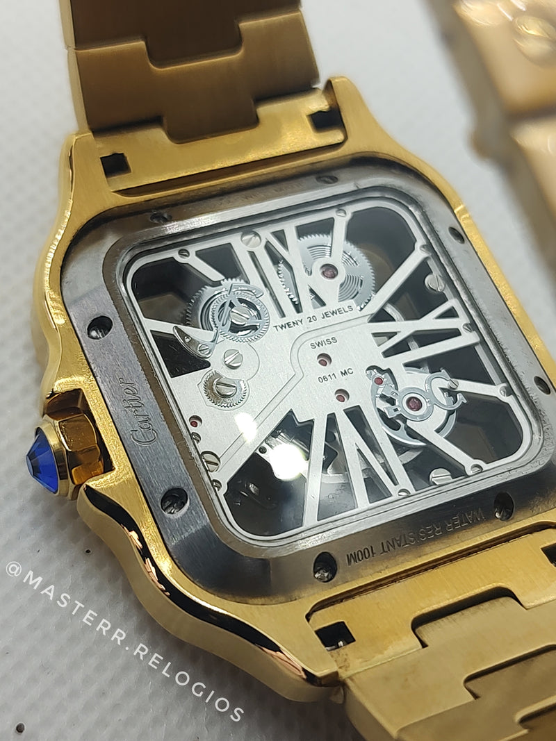 Cartier Santos Skeleton