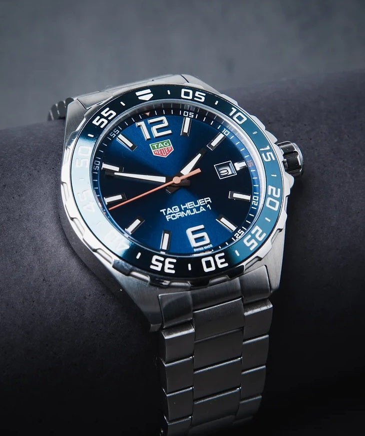 Tag Heuer F1 bisel azul