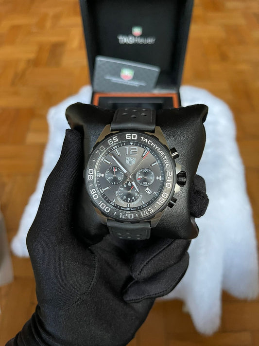 Tag Heuer F1 Cronógrafo pulseira borracha