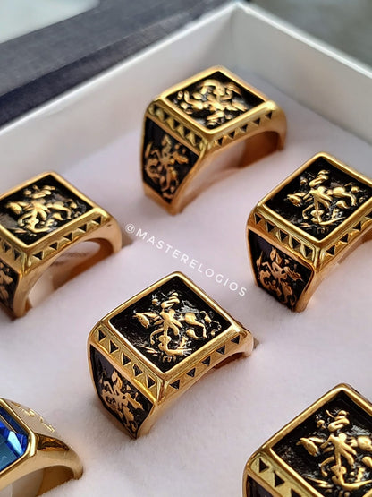 Anel São Jorge Dragão