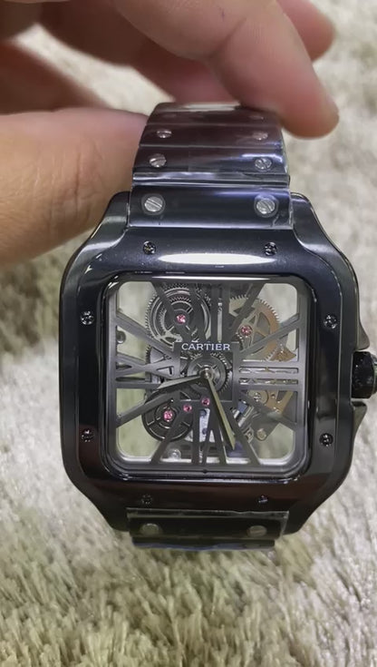 Cartier Santos Skeleton
