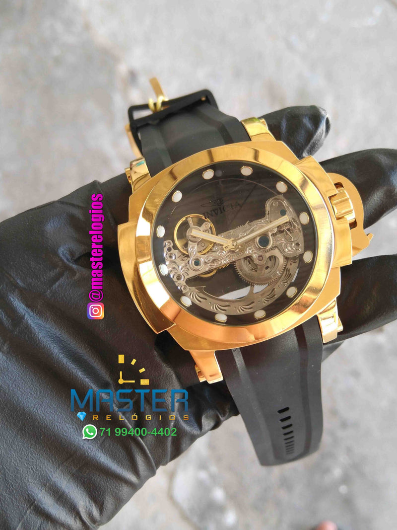 Invicta Transparente Pulseira Borracha Coalition Force